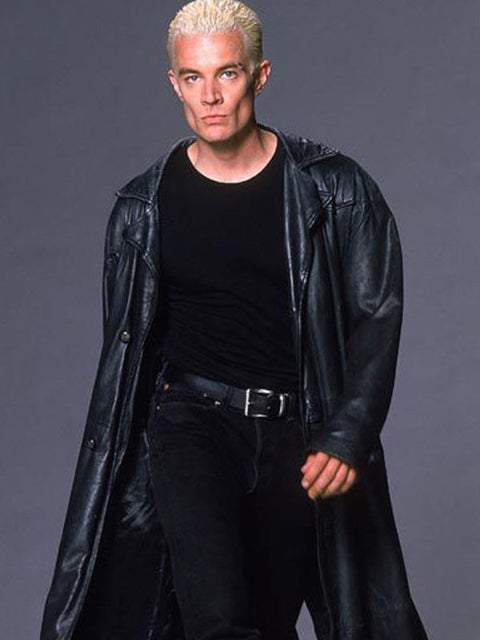Buffy The Vampire Slayer James Marsters Black Trench Coat