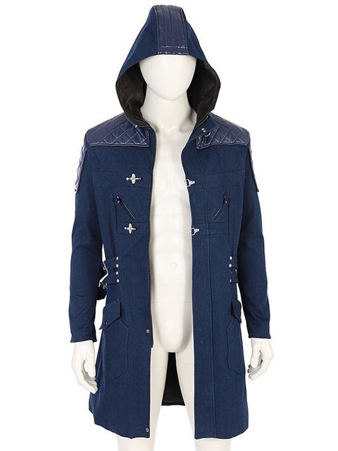 Devil May Cry 5 Nero Blue Trench Coat