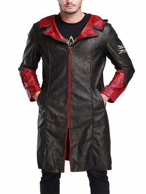 Dante Devil May Cry Black Leather Coat