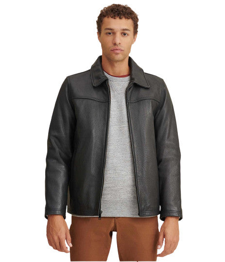 Thinsulate Lined Leather Jacket