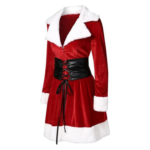 Women's Christmas Velvet Coat